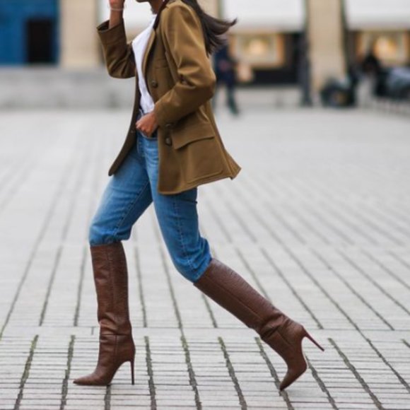 Matisse "Tasha" Cigar Brown Heeled Boots  Grommet/Pull tabs Size 8.5 - Picture 6 of 14